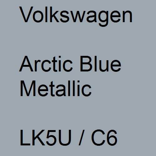 Volkswagen, Arctic Blue Metallic, LK5U / C6.